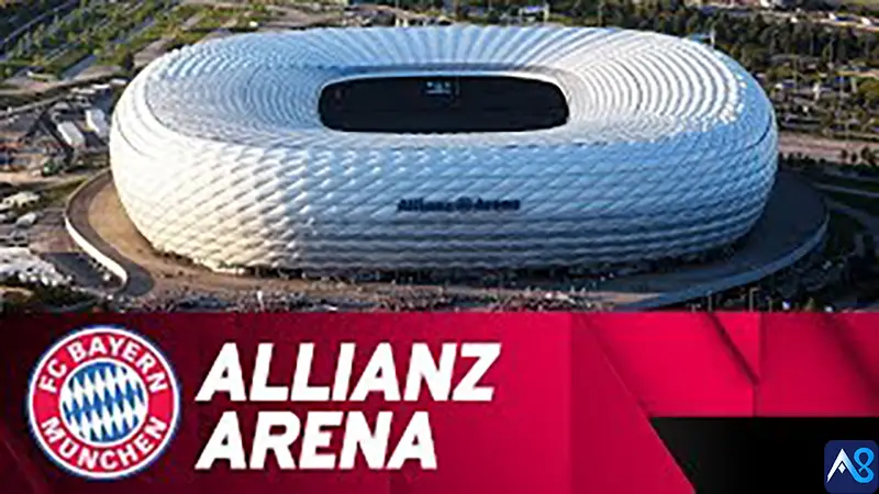 Sân vận động Allianz Arena, Munich, Đức.